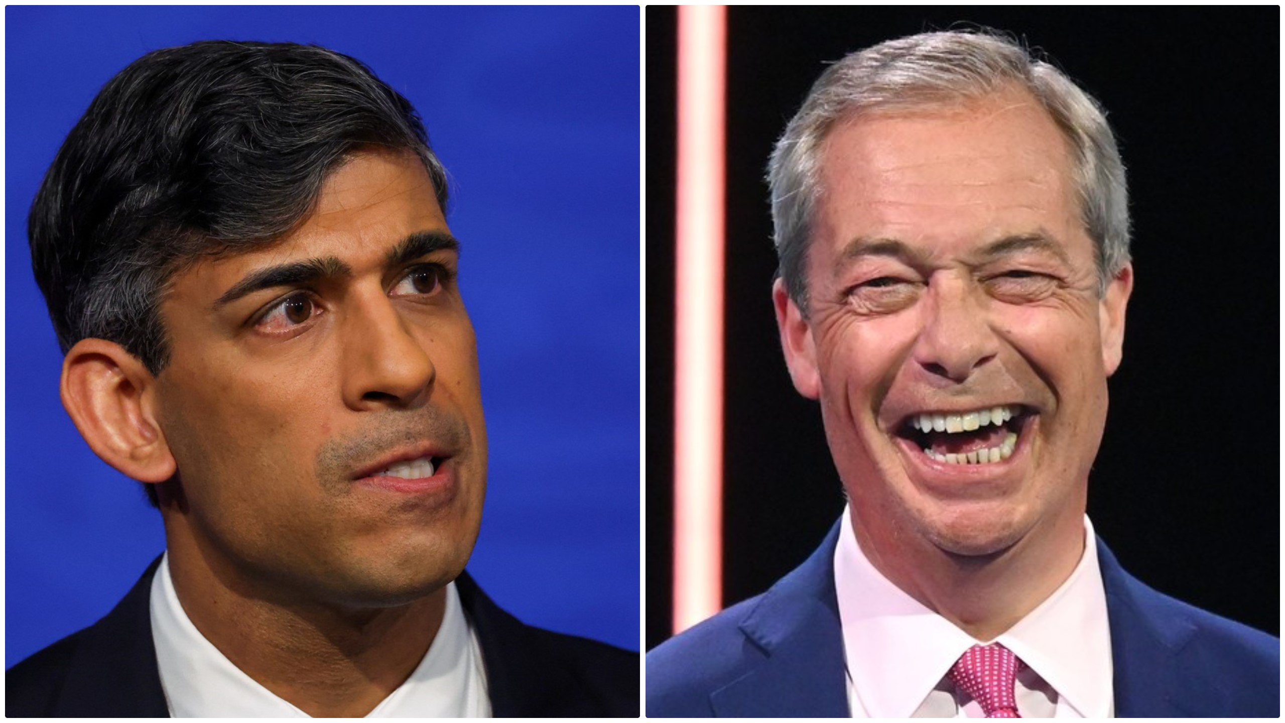 Cutremur pe scena politică din Regatul Unit: Conservatorii lui Sunak, depășiți în sondaje de partidul antimigrație condus de Farage