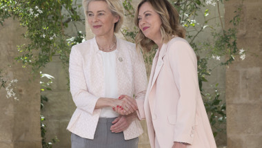 Giorgia Meloni și Ursula von der Leyen