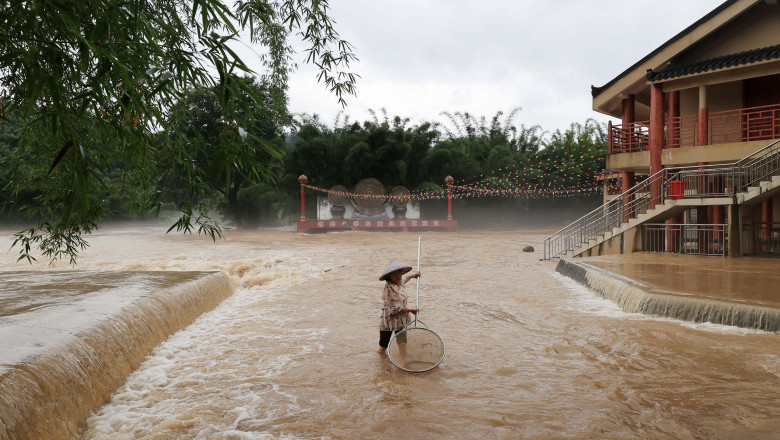 inundații în China