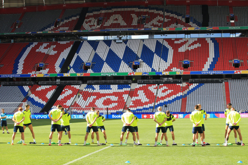 EURO 2024 Training Of The Football Team Of Ukraine - 16 Jun 2024