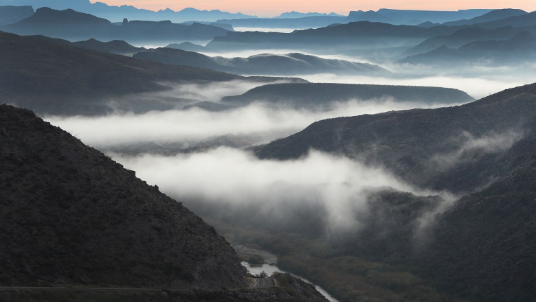 Rio Grande în ceață