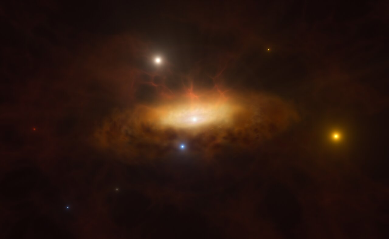 Astronomii au surprins pentru prima dată momentul în care o gaură neagră supermasivă şi latentă s-a trezit la viaţă