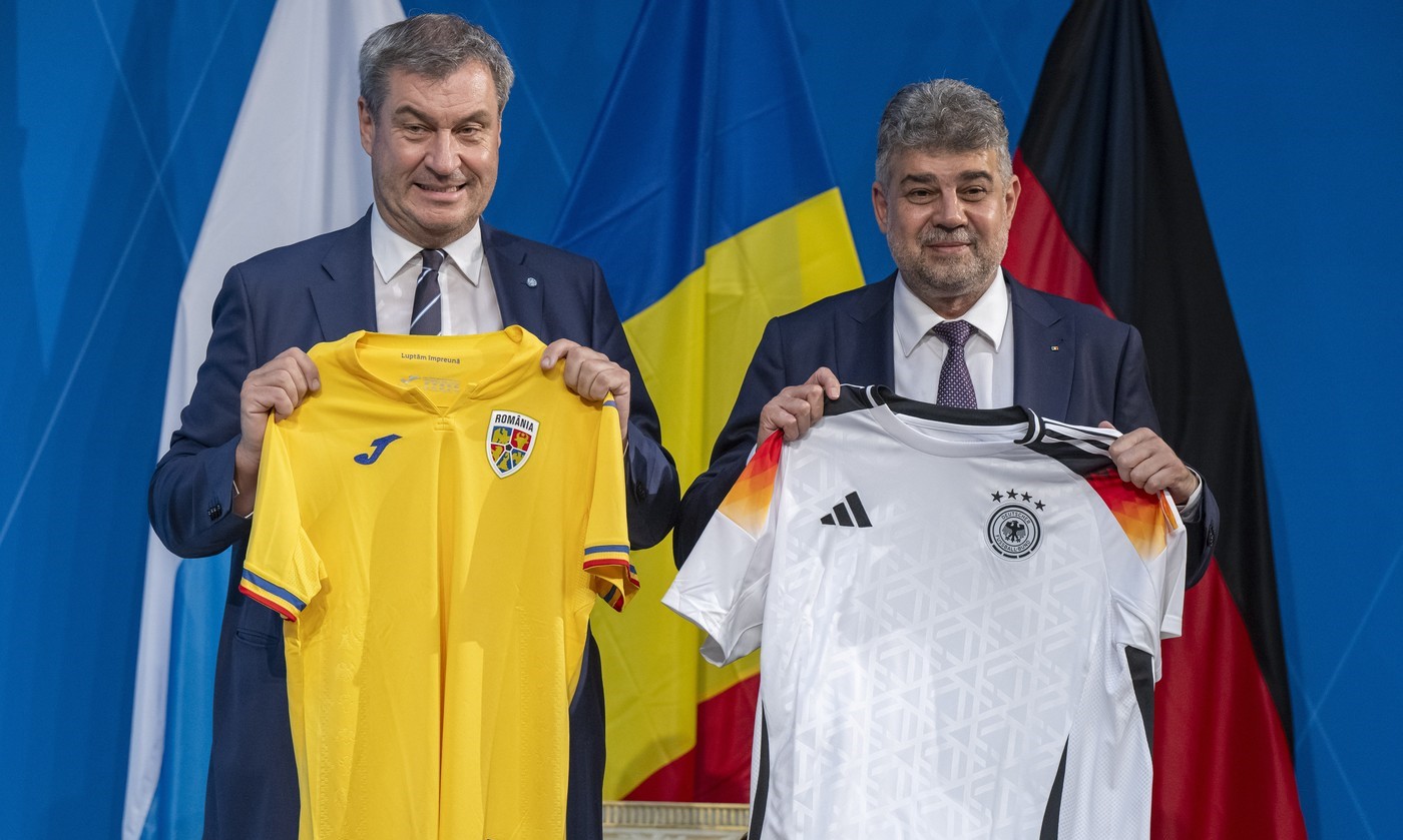 Ciolacu i-a dus premierului bavarez o ladă frigorifică cu mici și l-a invitat în România. „Să nu mergem într-o noapte cu lună plină”