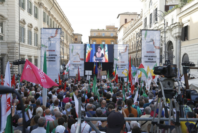 protest la Roma