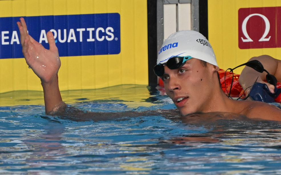 David Popovici a câştigat a doua oară consecutiv titlul european la 100 m liber