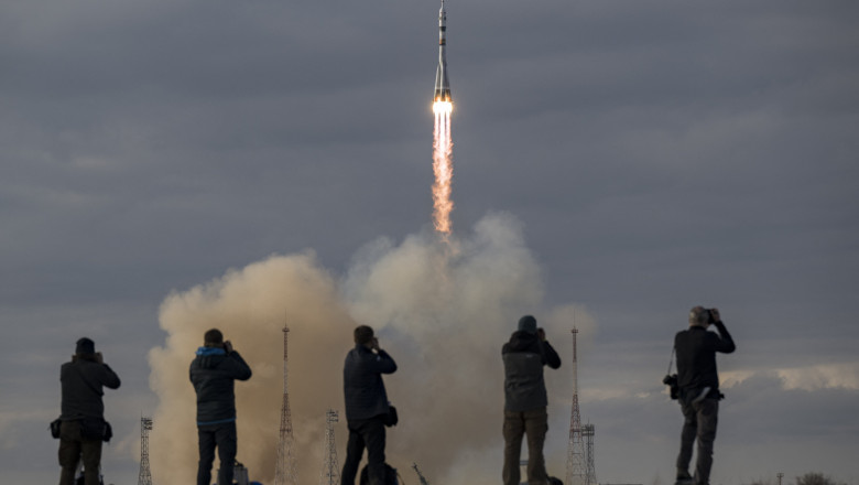 Cosmodromul Baikonur, închiriat de Rusia, este situat în Kazahstan, într-o zonă de stepă, deșertică și izolată. Foto: Profimedia Images