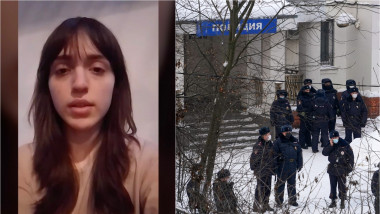 Lia Zaurbekova / secție de poliție de la Moscova