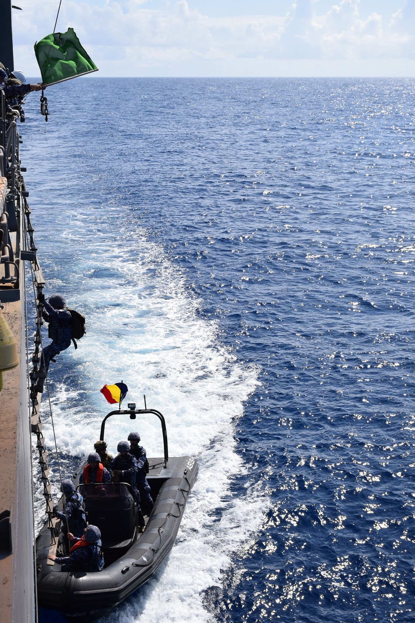 Misiune a Forțelor Navale în Marea Neagră, unde au fost găsite două mine. Zona a fost securizată militar