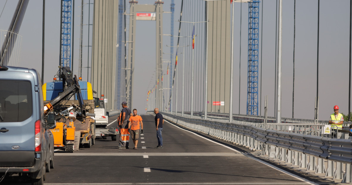 Noi probleme pentru podul suspendat peste Dunăre de la Brăila. CNAIR solicită evaluarea tehnică