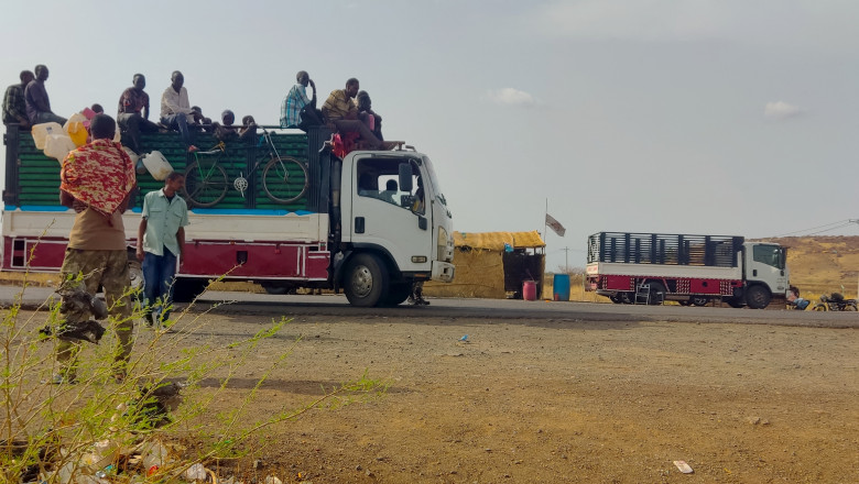 oameni strămutați în Sudan