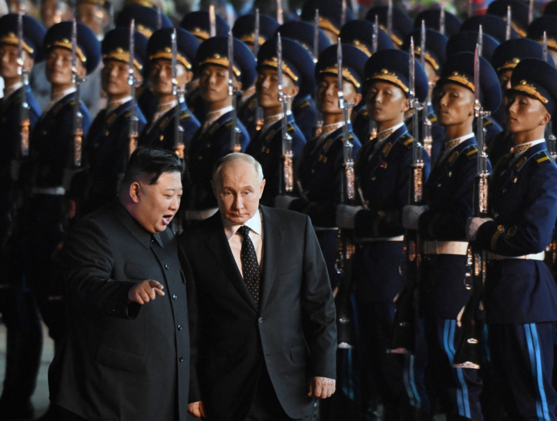 State visit of Russian President Vladimir Putin to the Democratic People's Republic of Korea (DPRK).