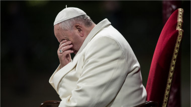 Papa Francisc supărat
