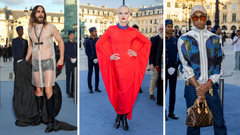 Modă și sport la Paris. Vedete și modele au defilat într-o paradă dedicată Jocurilor Olimpice