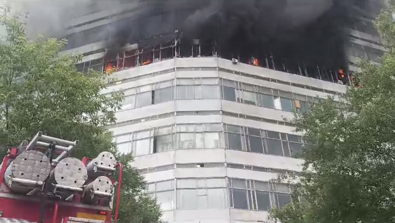 incendiu in moscova