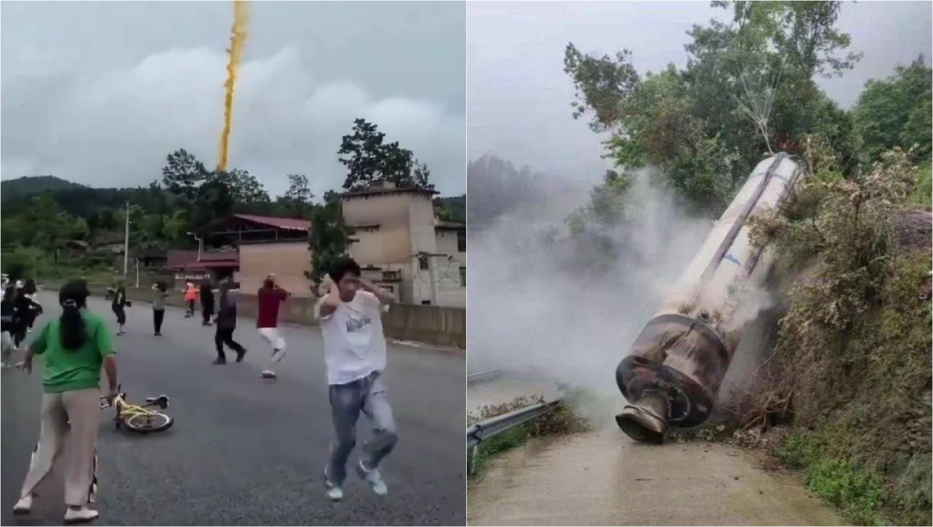 Resturile unei rachete spațiale s-au prăbușit peste un sat din China, provocând panică printre localnici. Aerul este „extrem de toxic”