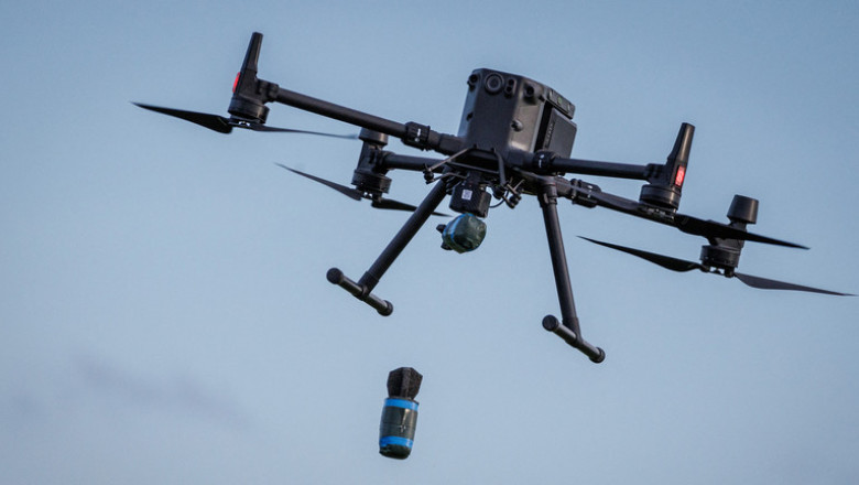 drona incarcat cu explozibil