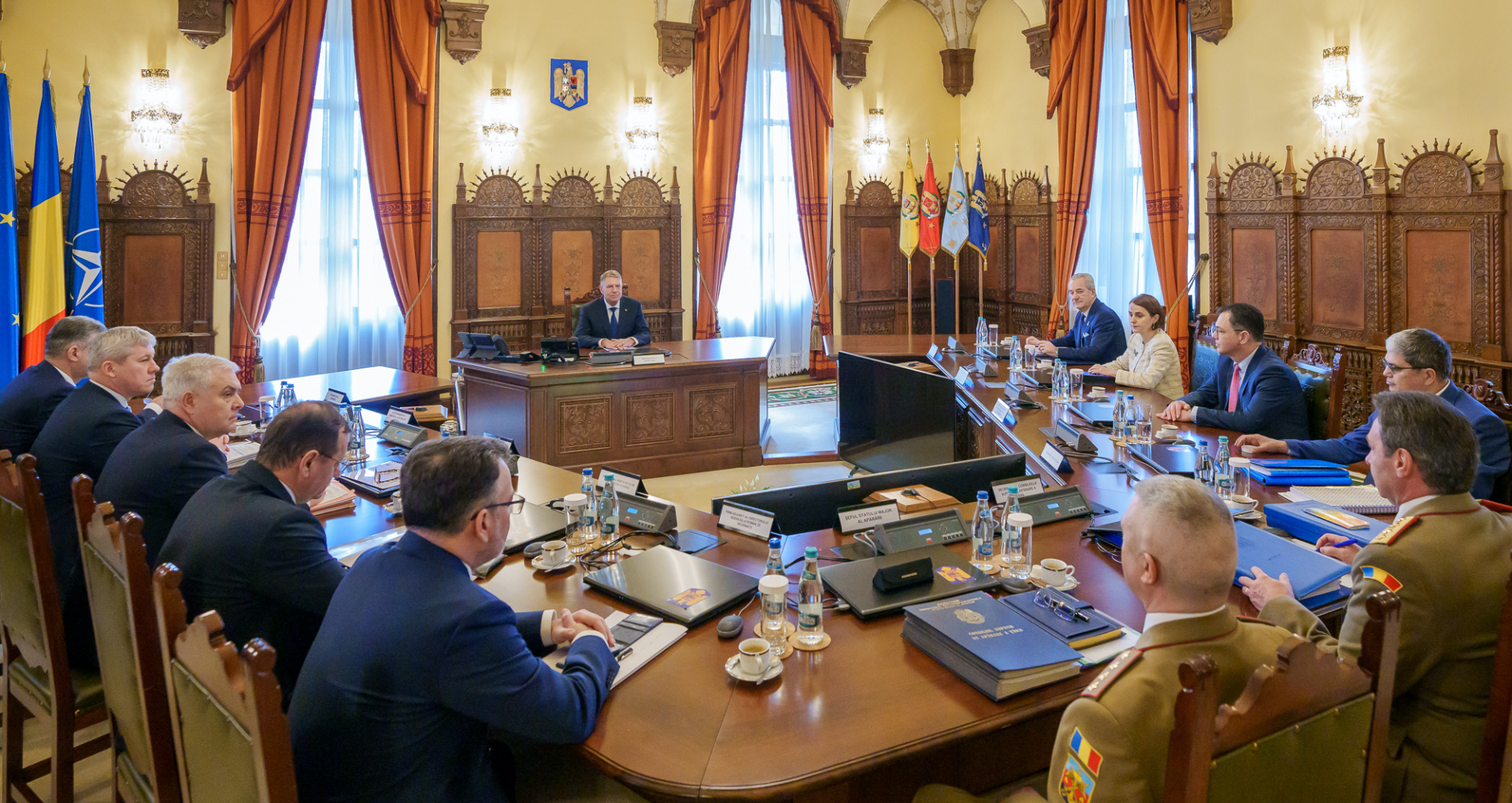Ședință CSAT la Cotroceni. Transferul unui sistem Patriot în Ucraina și decizia lui Iohannis privind șefia NATO, pe ordinea de zi
