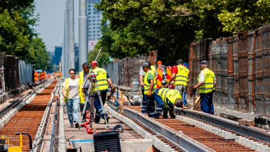 Santier tramvai bucuresti