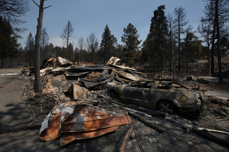 Wildfires destroyed 1400 structures in village of Ruidoso, New Mexico