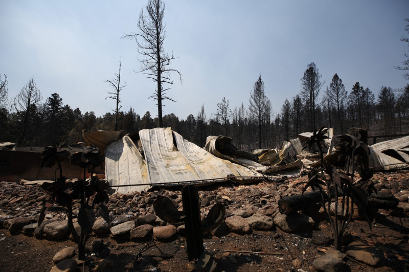 Wildfires destroyed 1400 structures in village of Ruidoso, New Mexico