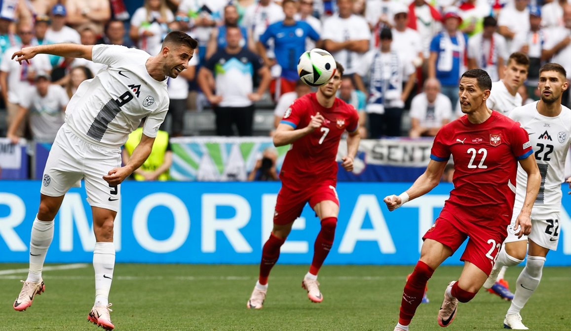 EURO 2024. Serbia smulge un egal cu Slovenia, în ultima fază a meciului. Gol după ce expiraseră minutele de prelungire anunțate