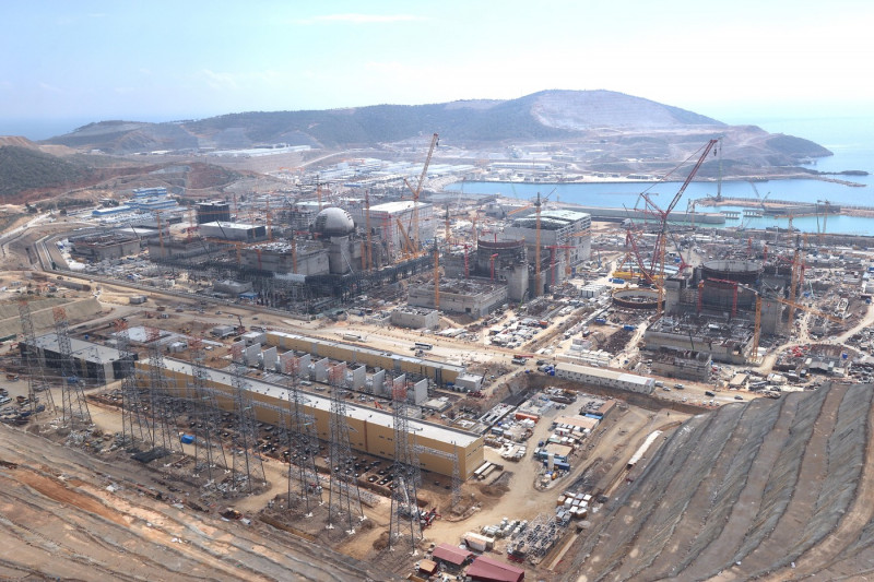 First unit of Akkuyu Nuclear Power Plant almost completed in Turkiye's Mersin