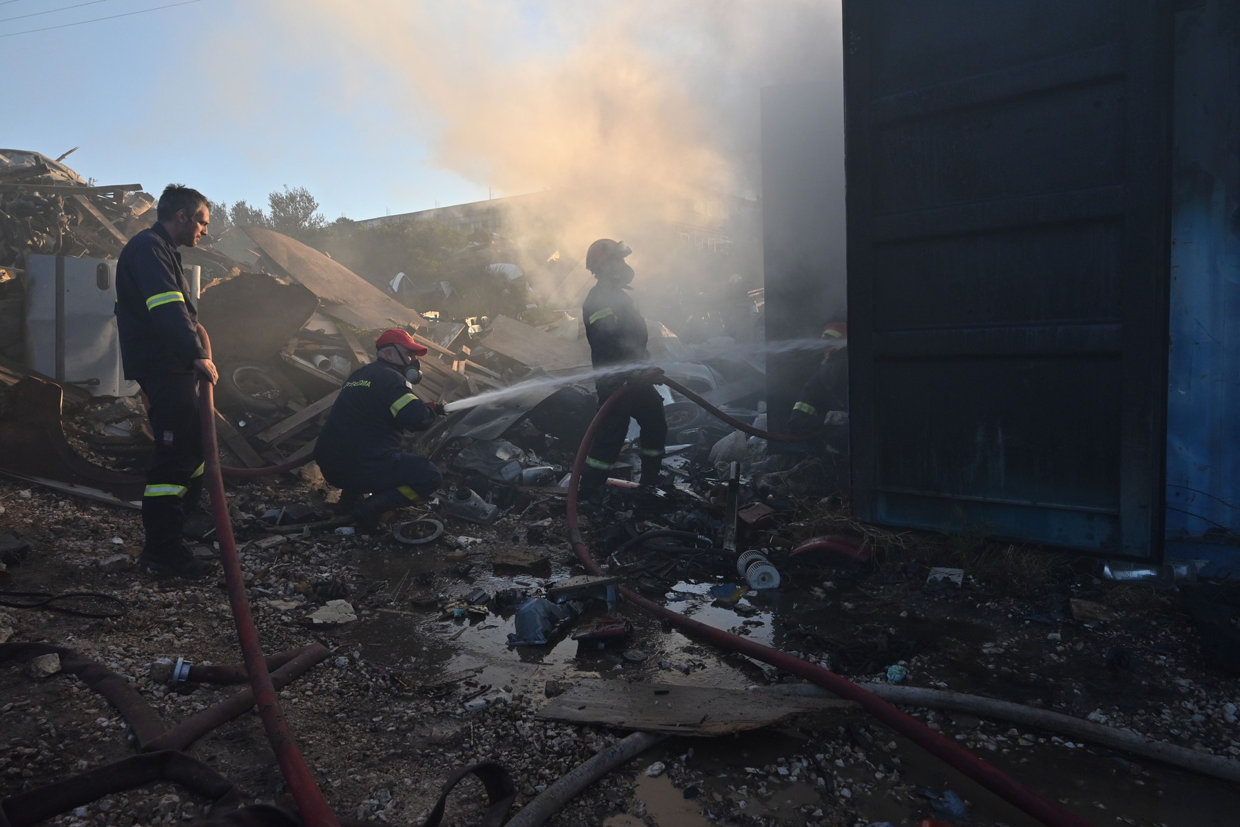 Cod roșu de incendii în Grecia. Parcurile sunt închise, serviciile de urgență sunt în alertă maximă