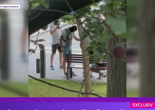 Traficant de droguri prins și încătușat pe stradă când ridica canabis de la o firmă de curierat. Imagini exclusive de la flagrant VIDEO