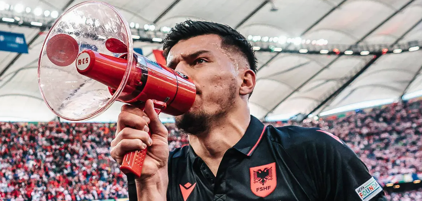 EURO 2024. UEFA l-a pedepsit drastic pe jucătorul albanez Mirlind Daku din cauza scandărilor naţionaliste