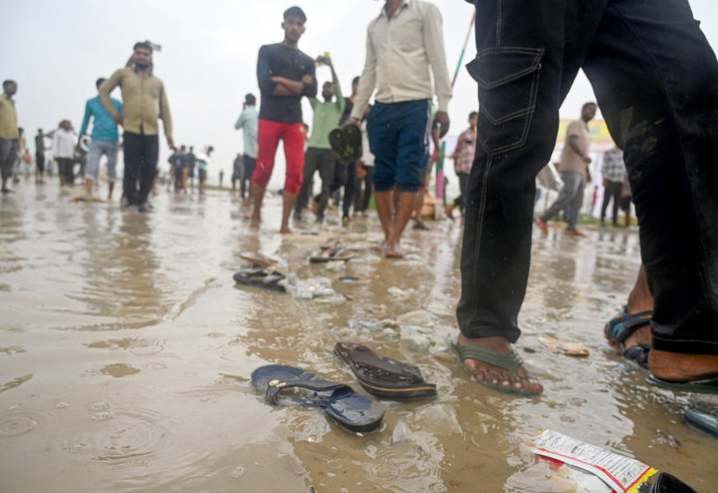 121 Died In Stampede During Religious Event In Hathras, Hatharas, Uttar Pradesh, India - 03 Jul 2024