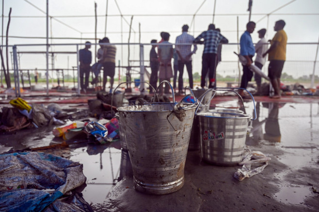 121 Died In Stampede During Religious Event In Hathras, Hatharas, Uttar Pradesh, India - 03 Jul 2024