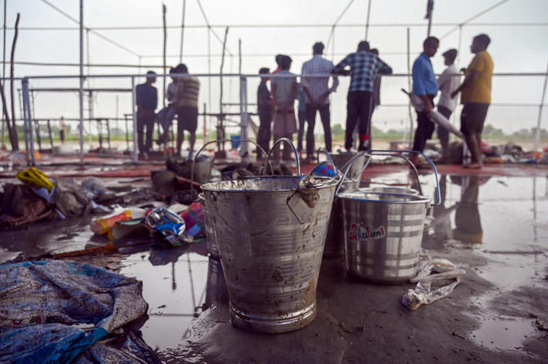 121 Died In Stampede During Religious Event In Hathras, Hatharas, Uttar Pradesh, India - 03 Jul 2024