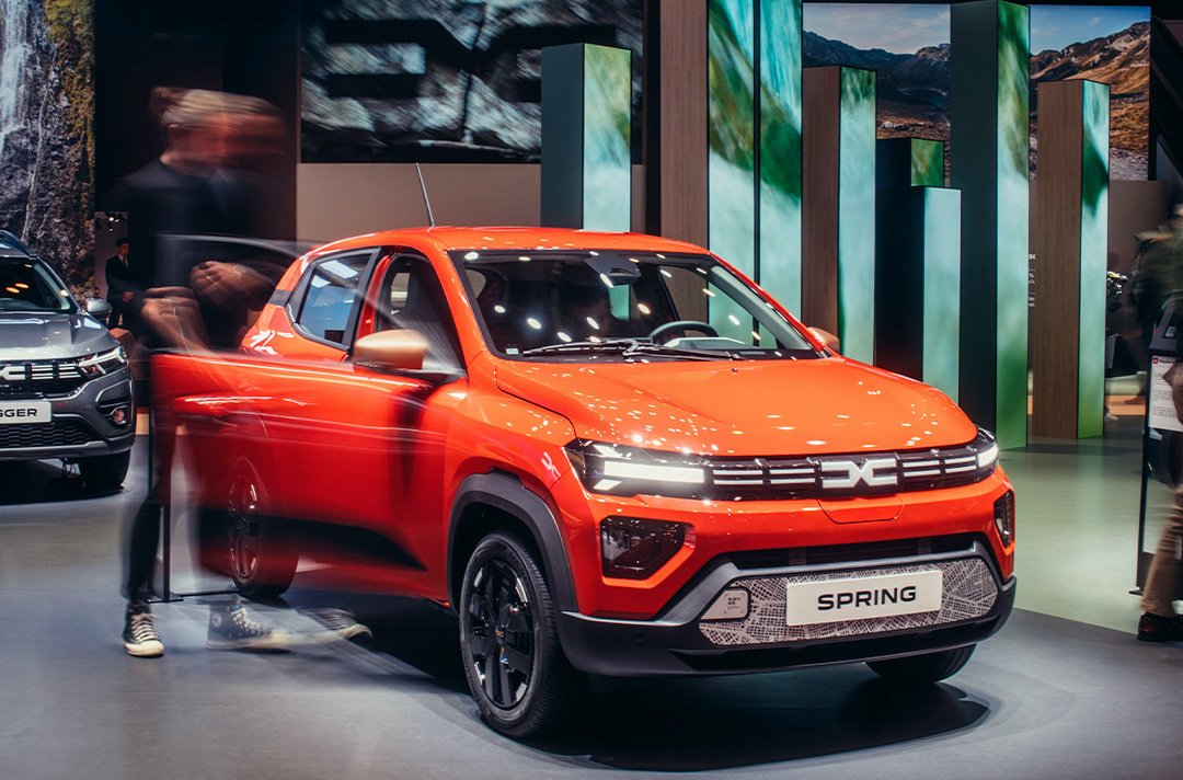 Anunț de la Dacia privind preţurile pentru modelul Spring, produs în China