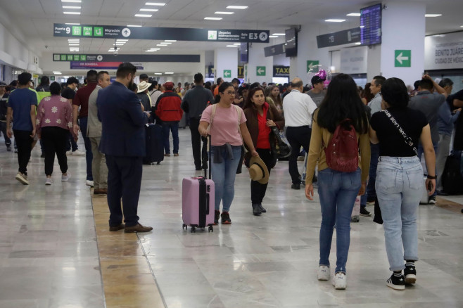 Mexico City International Airport Has Some Flight Delays Due To Hurricane Beryl - 05 Jul 2024