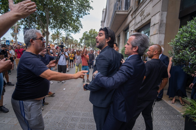 Demonstration for tourism decrease in Barcelona, Spain - 06 Jul 2024