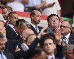 England v Switzerland UEFA EURO, EM, Europameisterschaft,Fussball 2024 Prince William, Prince of Wales after singing the