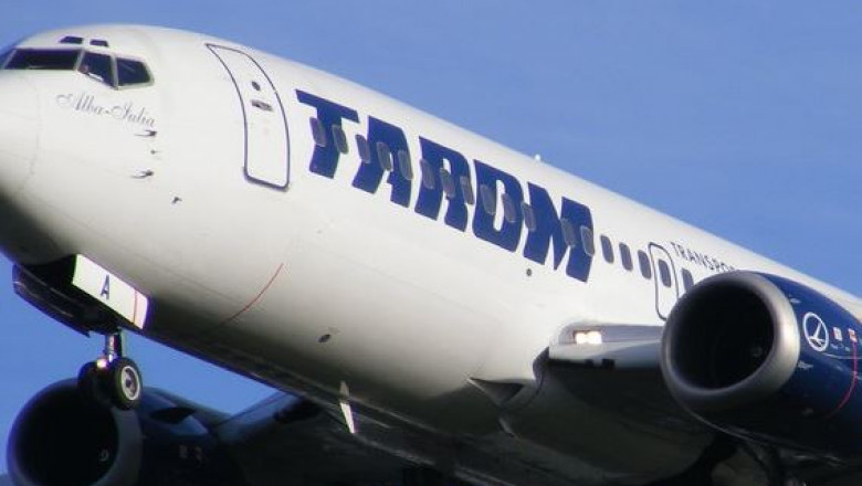 Avion al TAROM. Imagine cu caracter ilustrativ. Foto: TAROM