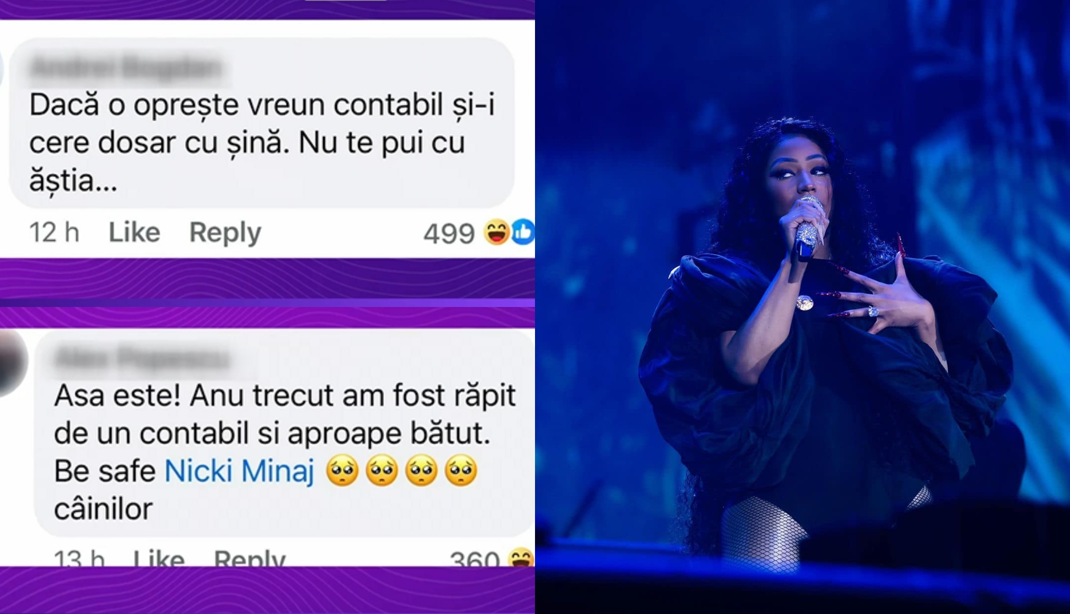 Val de ironii pe internet după ce Nicki Minaj și-a anulat concertul din București din cauza protestului contabililor