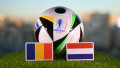 minge de la euro 2024 si drapelele romaniei si olandei