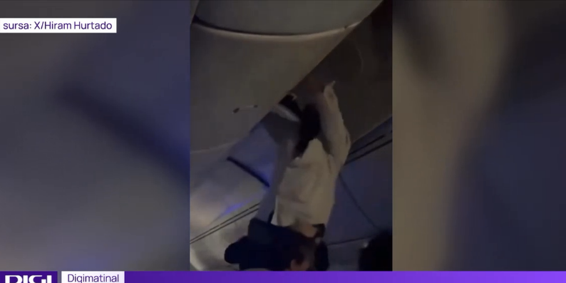 Turbulențe puternice deasupra Atlanticului. Un pasager dintr-un avion a ajuns în compartimentul pentru bagaje, zeci au fost răniți