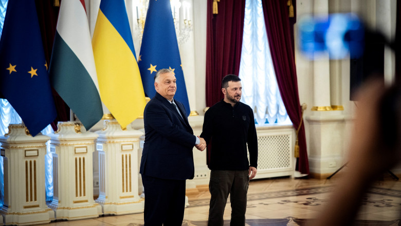 Viktor Orban și Volodimir Zelenski