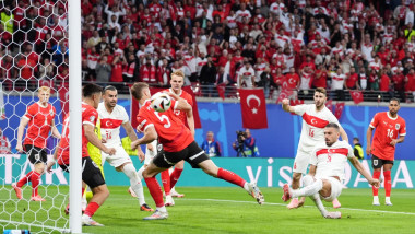 faza de joc din meciul austria - turcia de la euro 2024