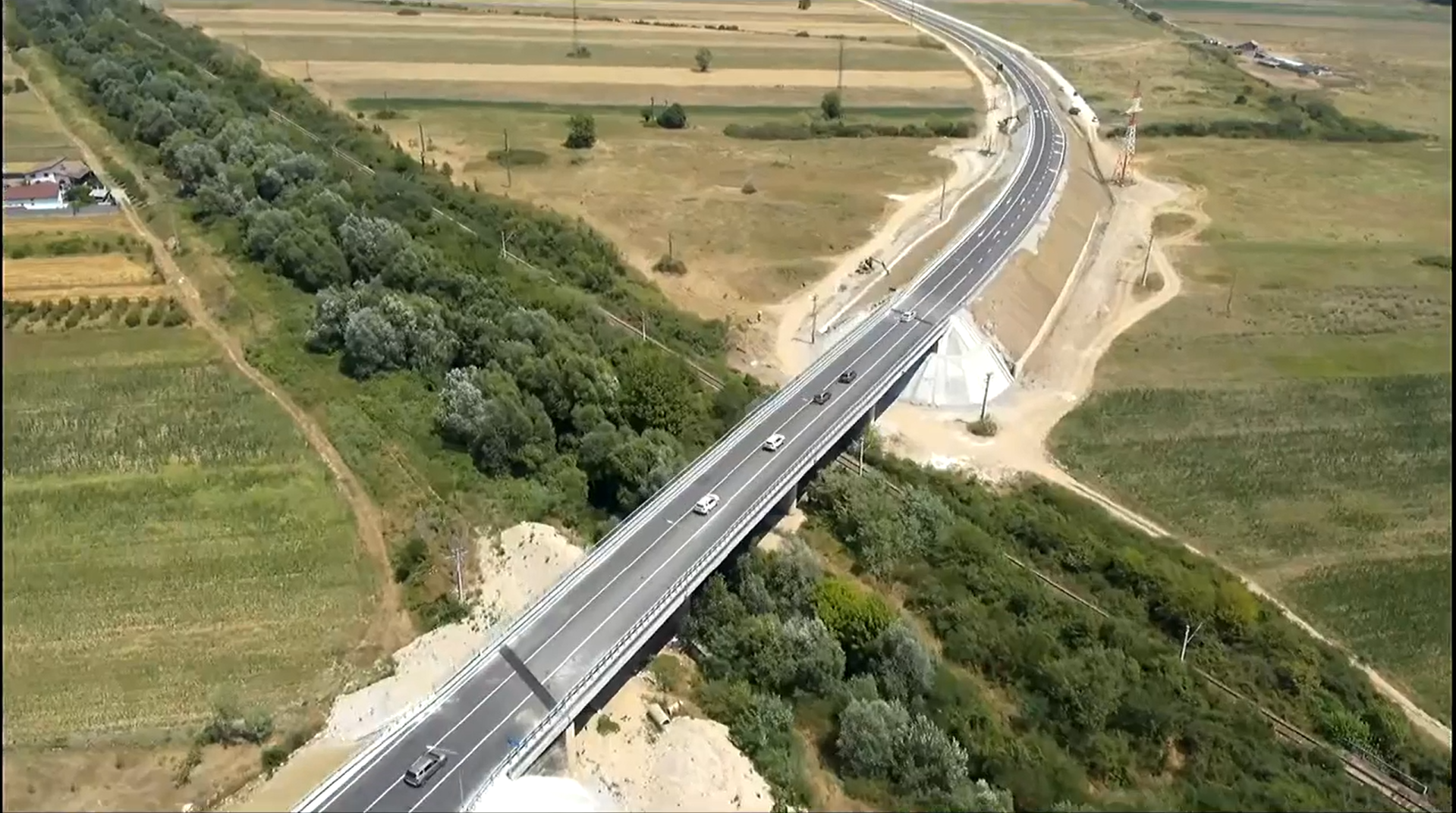 VIDEO. A fost deschisă integral circulația pe Varianta Ocolitoare Târgu Jiu
