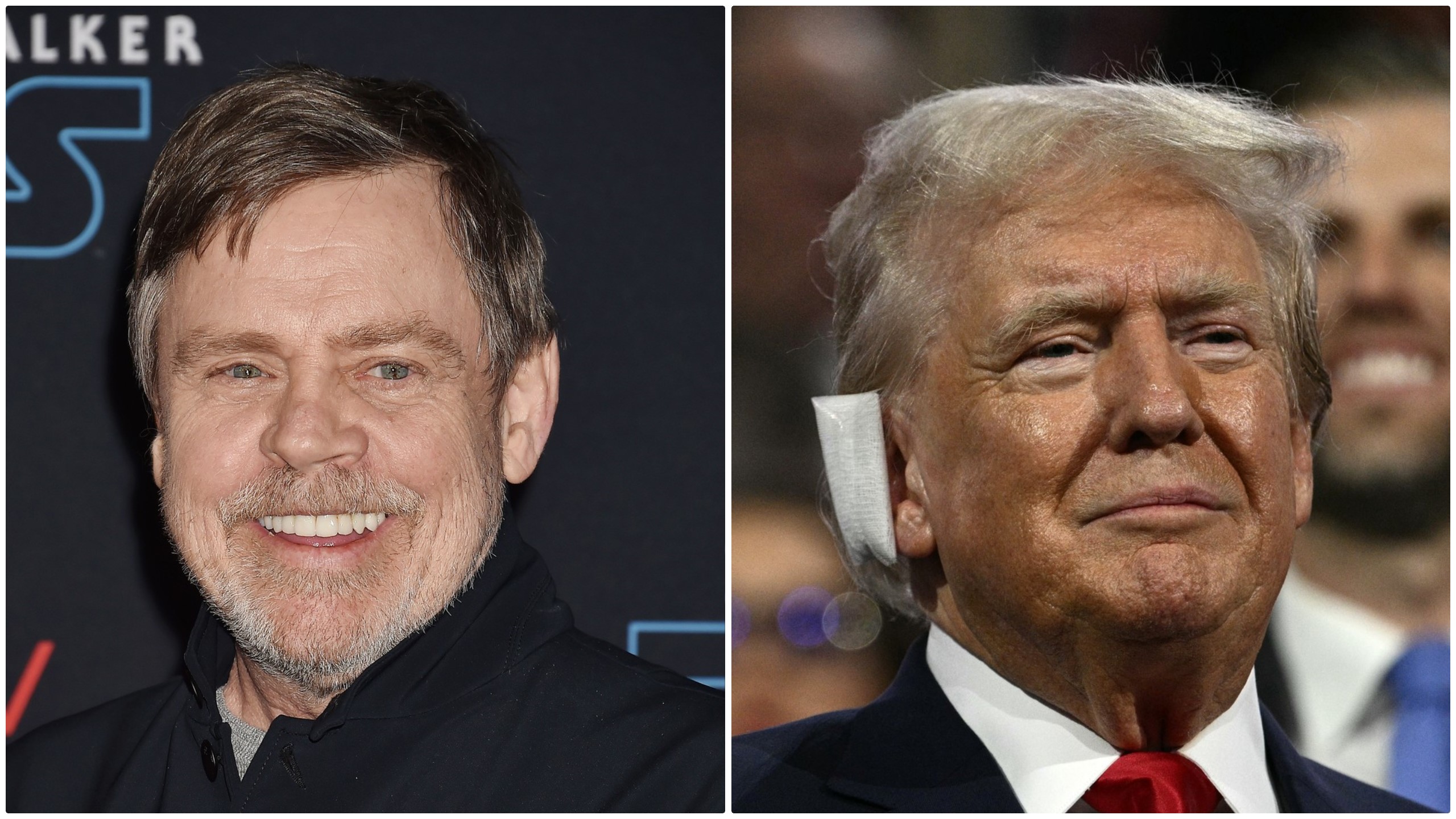 Celebrul actor Mark Hamill a creat un scandal pe internet, după ce a râs de Trump care a venit bandajat la Convenția Republicană
