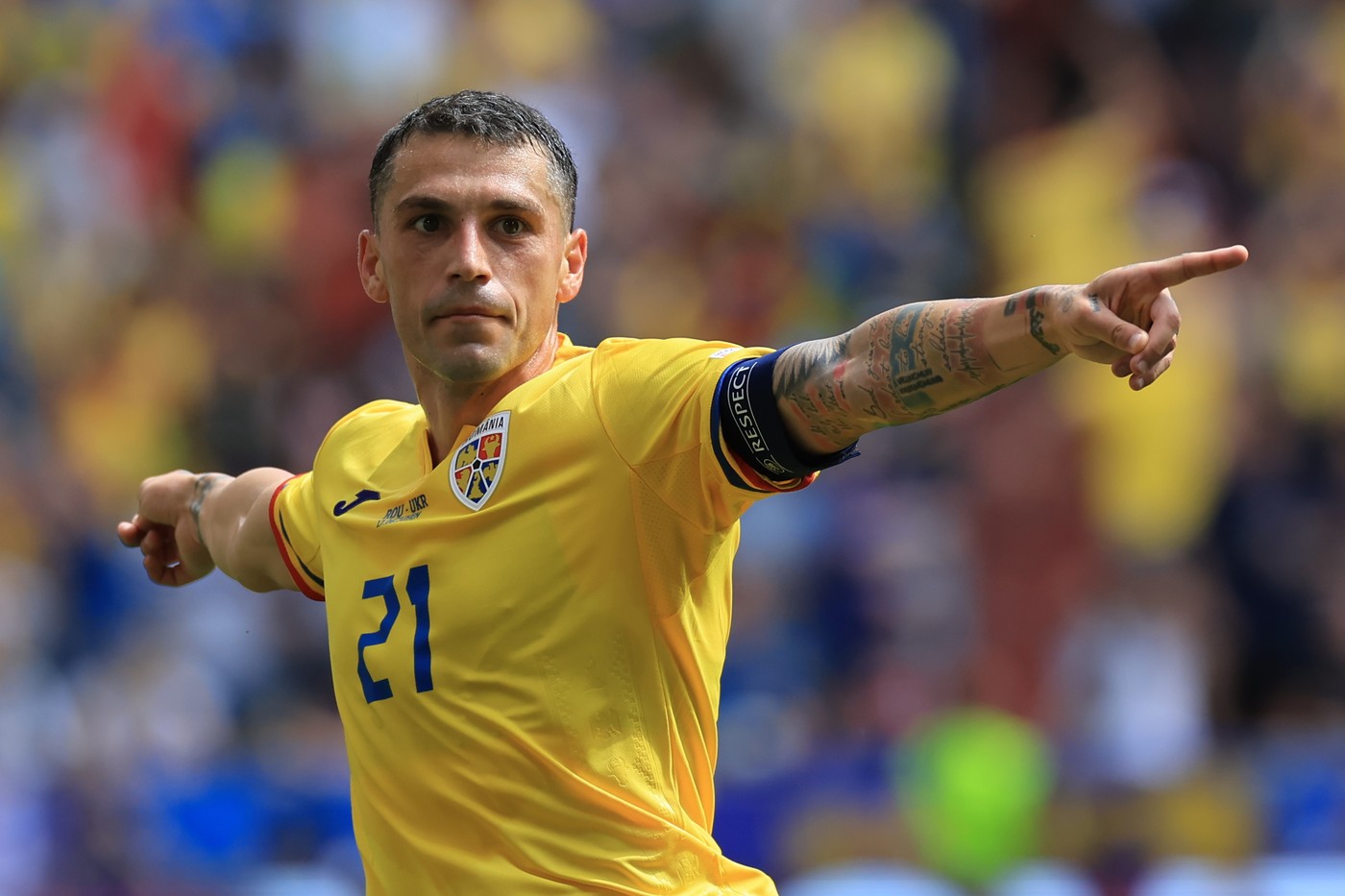 Golul lui Stanciu din meciul cu Ucraina, locul 4 în topul celor mai frumoase reuşite de la Euro 2024. Cum arată clasamentul UEFA
