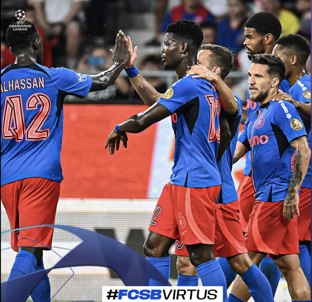 FCSB s-a calificat în turul al doilea preliminar al Ligii Campionilor la fotbal