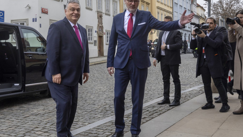 Orban și Fiala la Praga