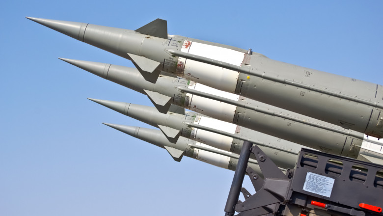 aircraft combat missiles aimed at the sky