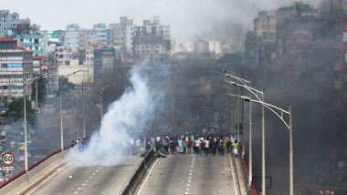 Manifestații violente în Bangladesh. Foto: Profimedia Images