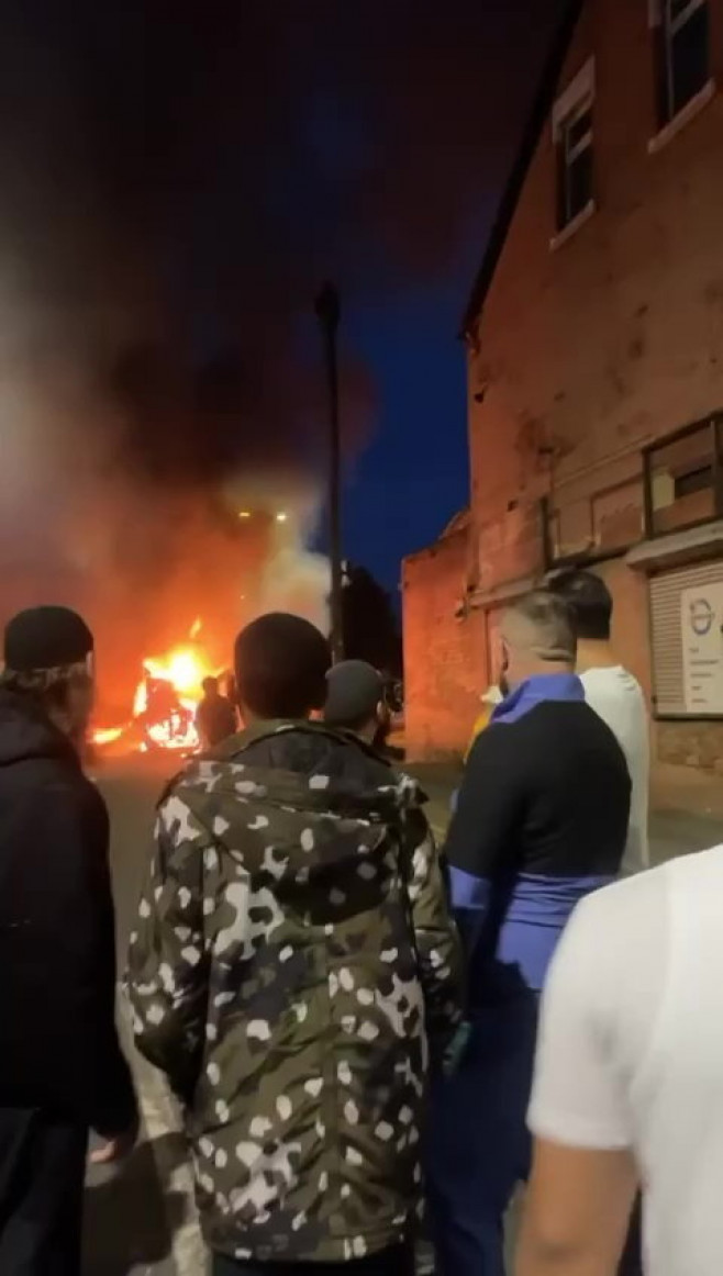 Riots in Harehills area of Leeds